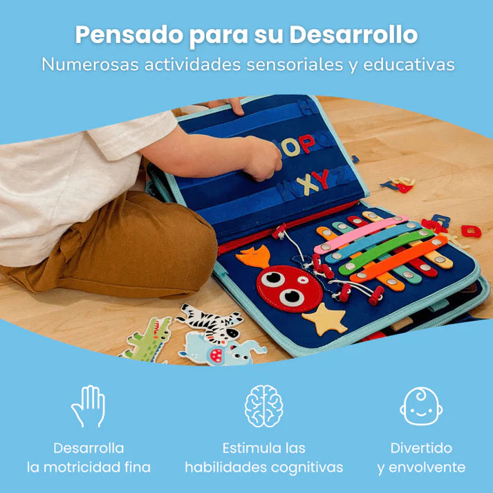 Tablero Montessori de Actividades Portátil™