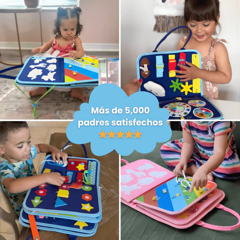Tablero Montessori de Actividades Portátil™