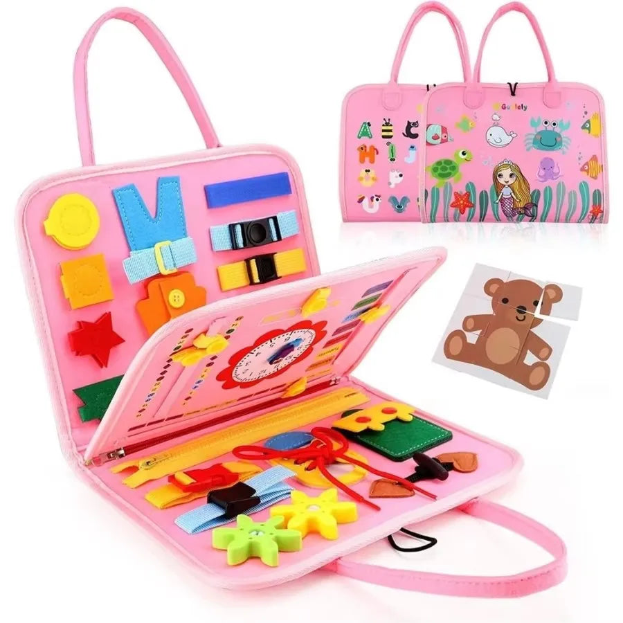 Tablero Montessori de Actividades Portátil™