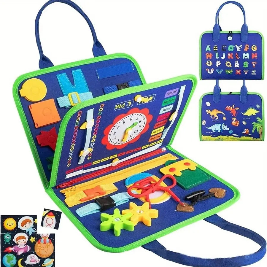 Tablero Montessori de Actividades Portátil™