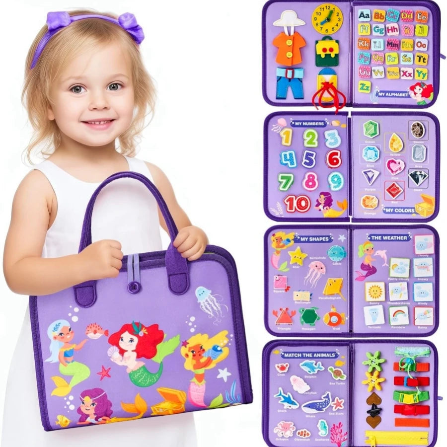 Tablero Montessori de Actividades Portátil™