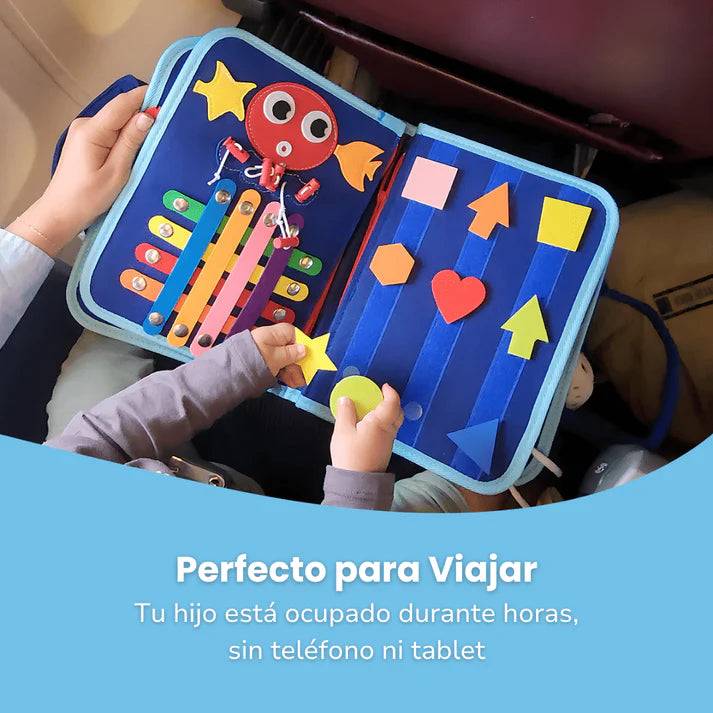 Tablero Montessori de Actividades Portátil™