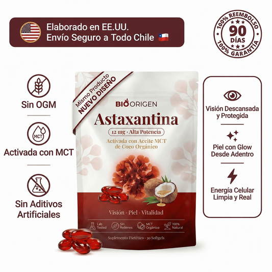 Astaxantina Natural con Aceite MCT