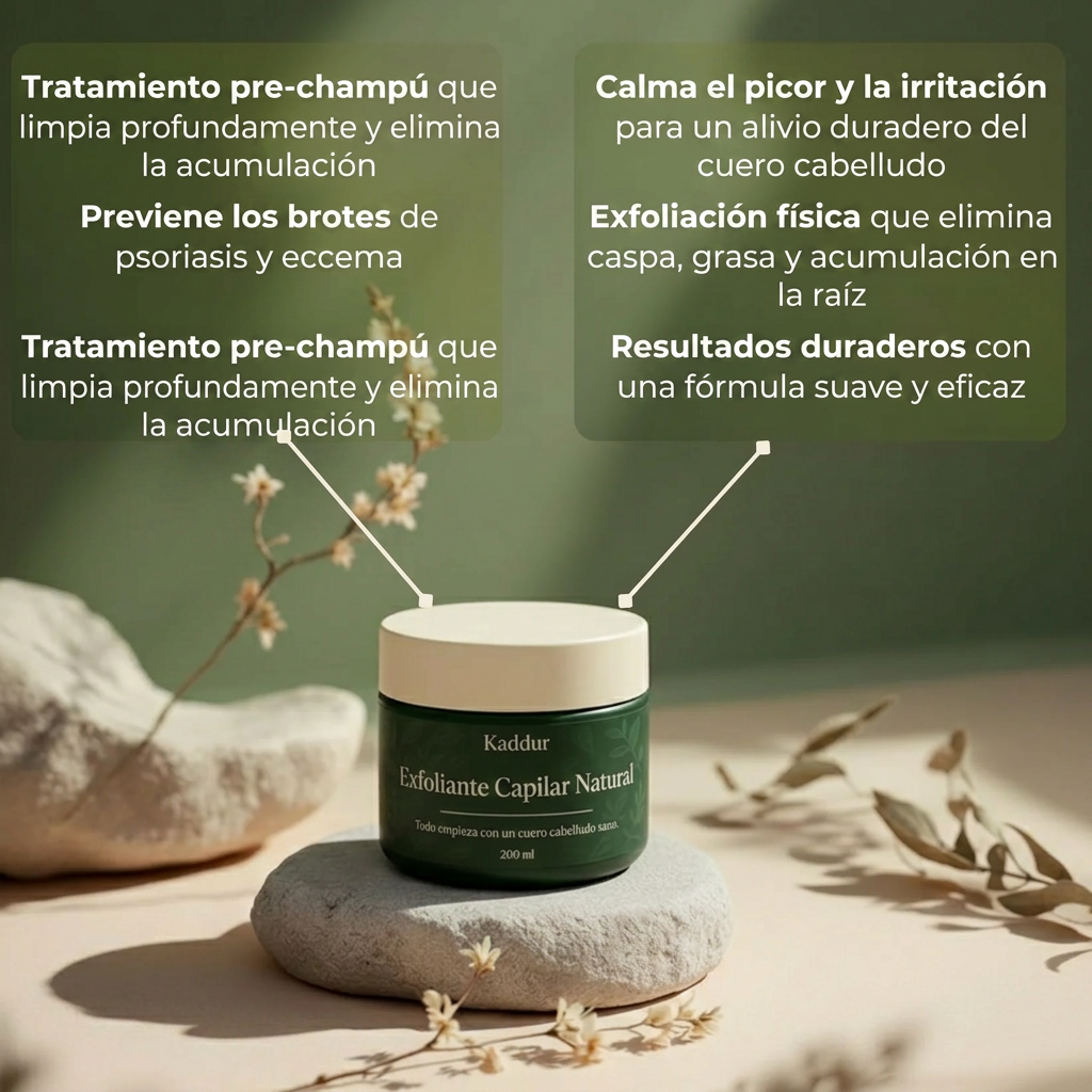 Scrub Capilar Kaddur, Adios psoriasis
