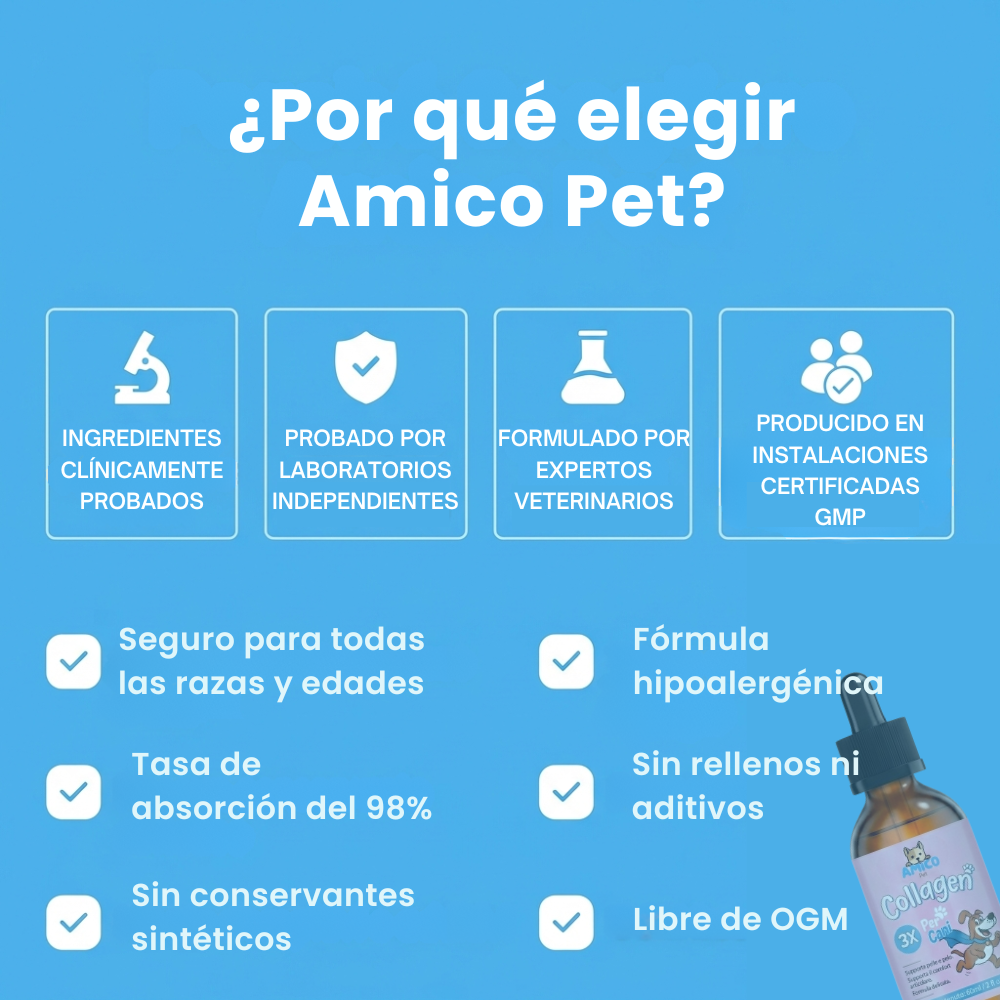 Colagénio líquido para animais de estimação da Kaddur®