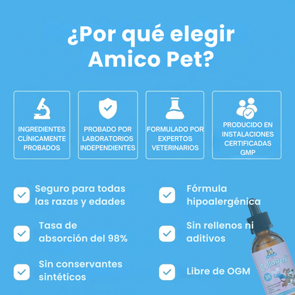 Colagénio líquido para animais de estimação da Kaddur®