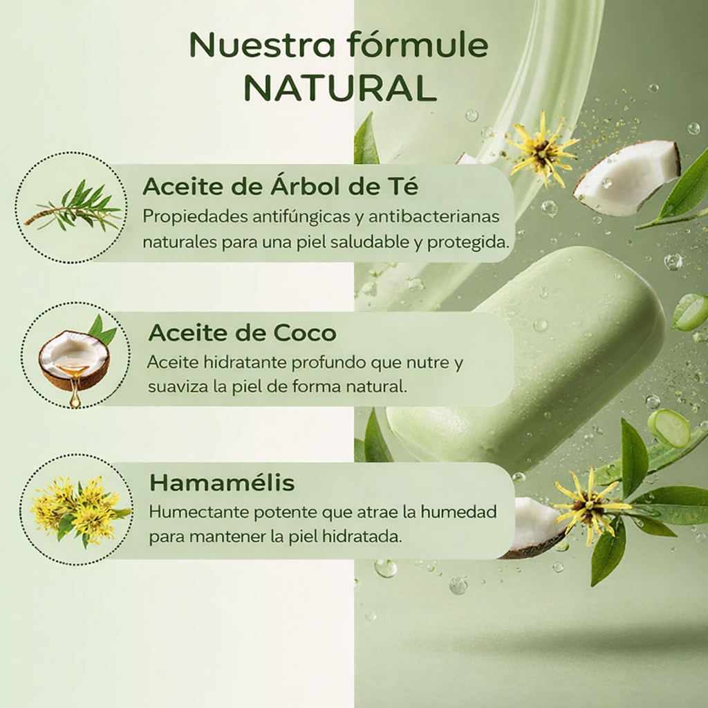 Sapone naturale purificante e antifungino.